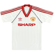 1988-90 Manchester United adidas Auswärtstrikot L.Boys
