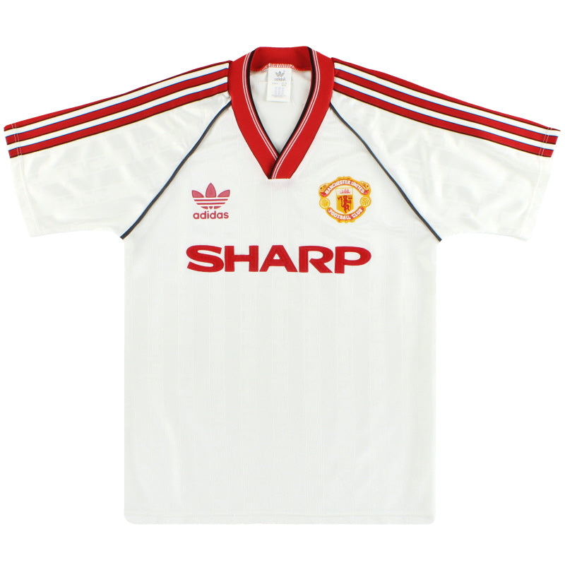 1988-90 Manchester United adidas Auswärtstrikot L.Boys