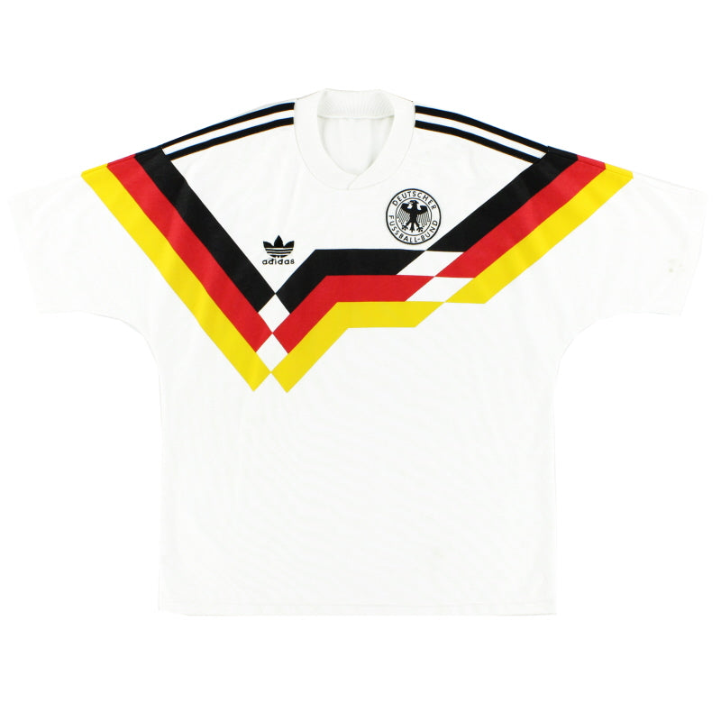 1988-90 Westdeutschland adidas Heimtrikot M/L