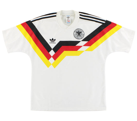 1988-90 West Germany adidas Home Shirt M