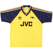 1988-91 Arsenal adidas Auswärtstrikot XS