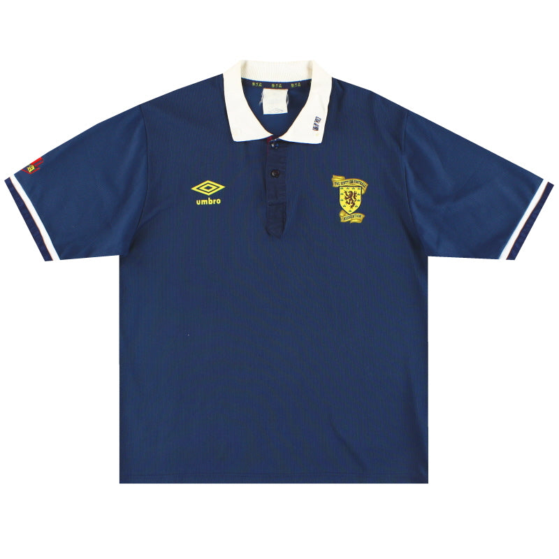 1988-91 Schottland Umbro Heimtrikot M