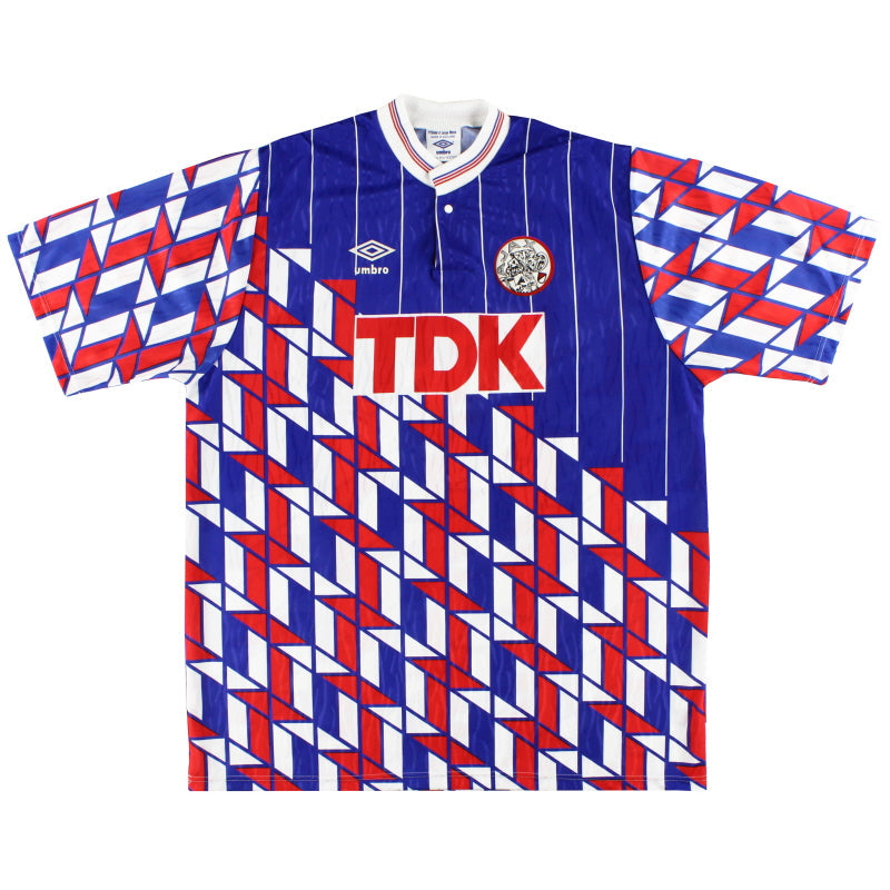 1989-90 Ajax Umbro Auswärtstrikot Y