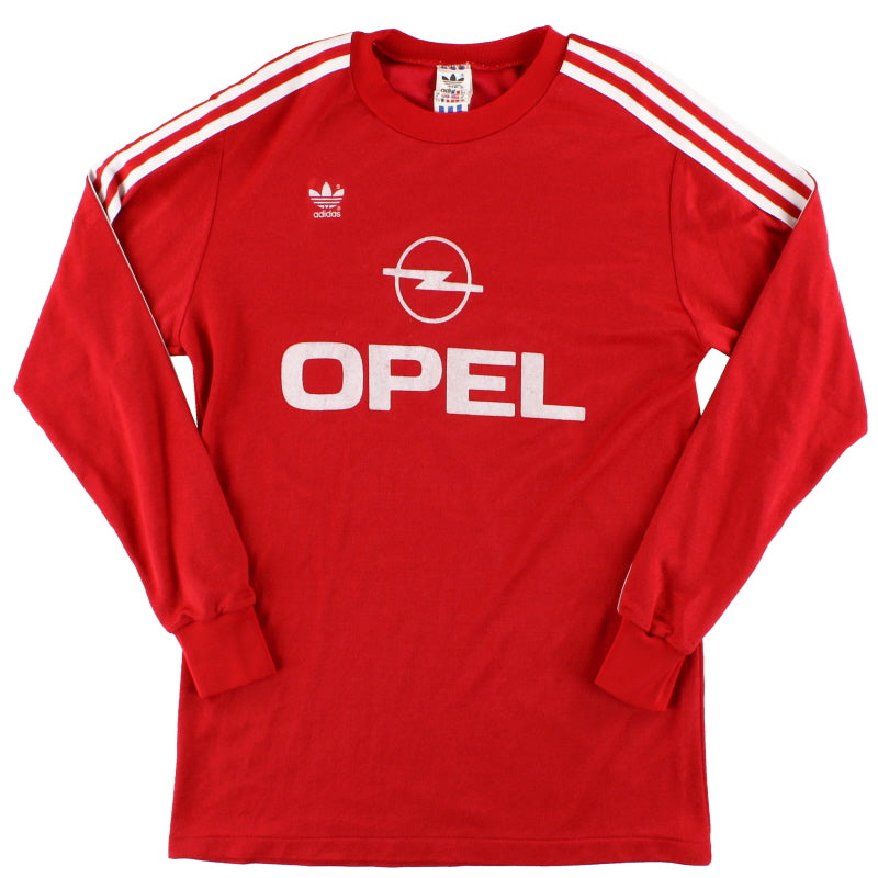 1989-91 Bayern München adidas Heimtrikot Langarm M