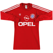 1989-91 FC Bayern München adidas Heimtrikot Langarm S
