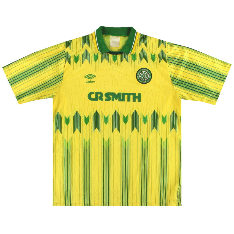 1989-91 Celtic Umbro Auswärtstrikot L