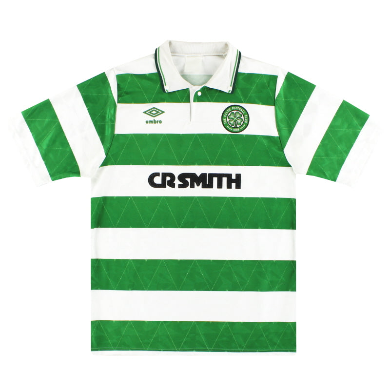 1989-91 Celtic Umbro Heimtrikot L