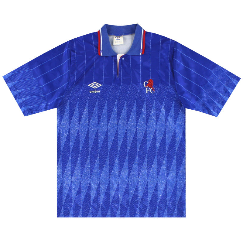 1989-91 Chelsea Umbro Home Shirt XL