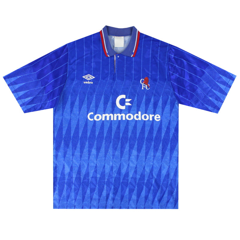 1989-91 Chelsea Umbro Heim Trikot XL