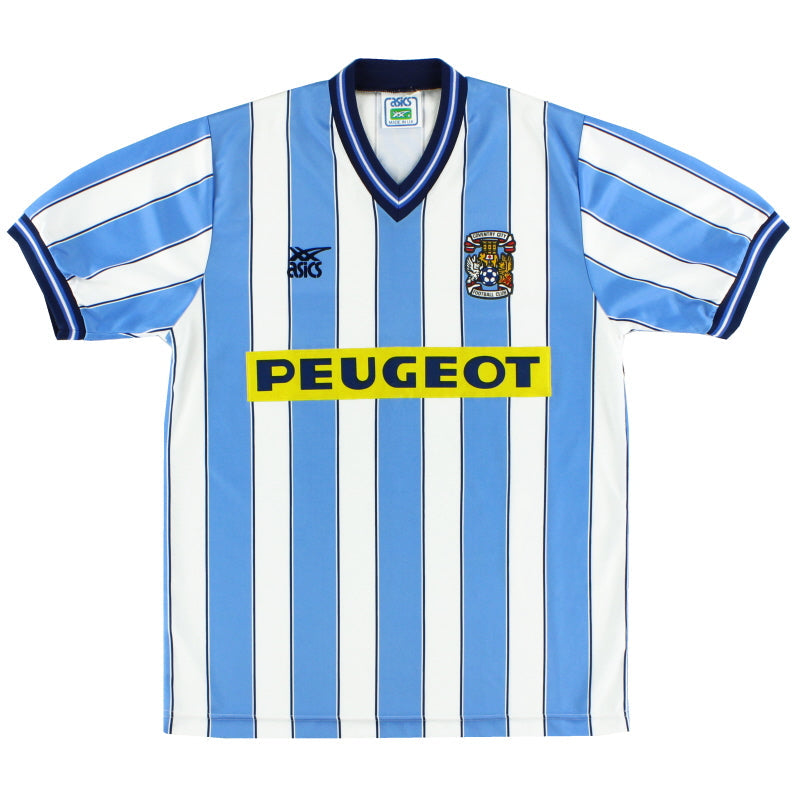 1989–91 Coventry Asics Heimtrikot *Neuwertig* M