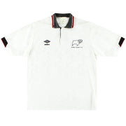 1989-91 Derby County Umbro Heimtrikot XL
