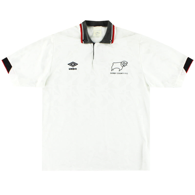 1989-91 Derby County Umbro Heimtrikot XL
