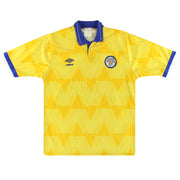1989-91 Leeds Umbro Auswärtstrikot S
