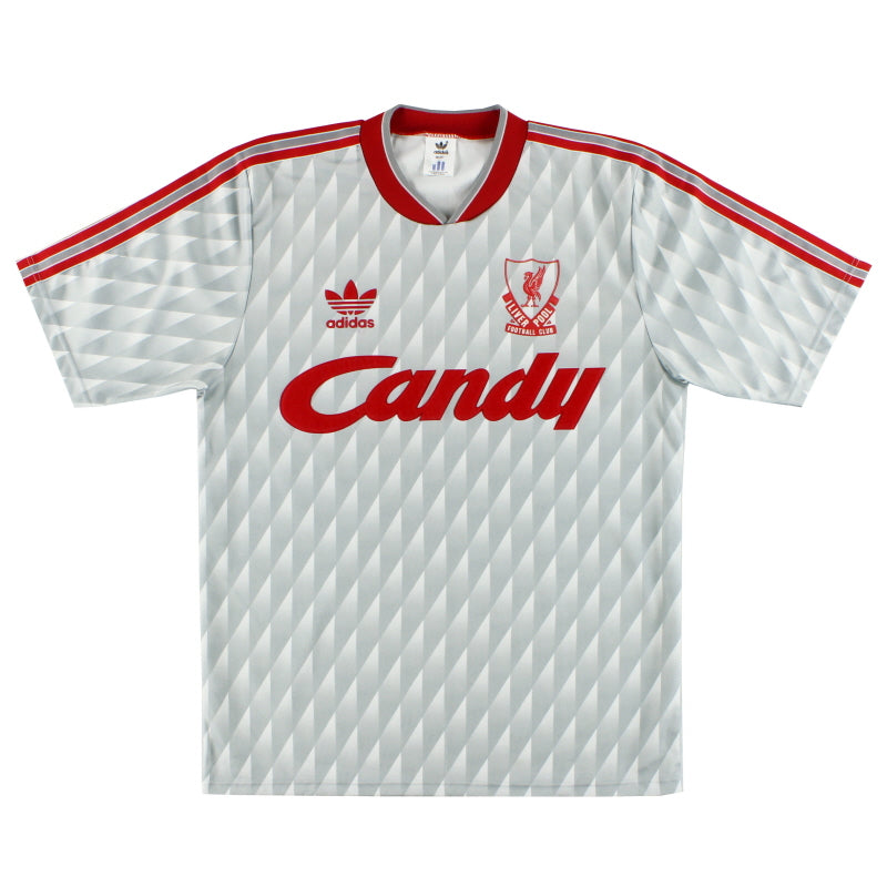 1989-91 Liverpool adidas Auswärtstrikot S