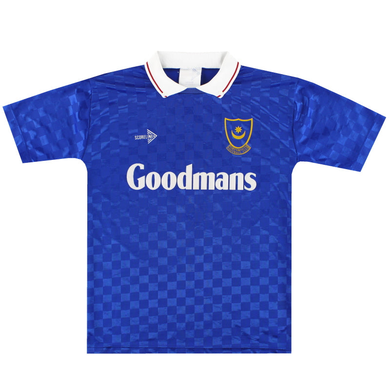 1989-91 Portsmouth Trikot Heim #9 M