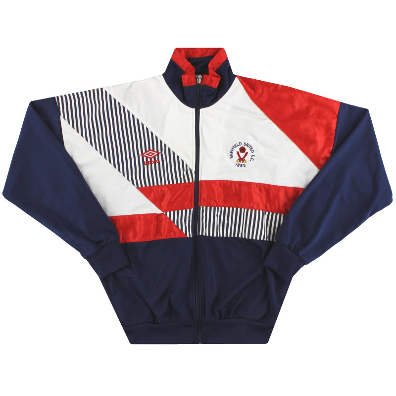1989-91 Sheffield United Umbro Trainingsjacke XS
