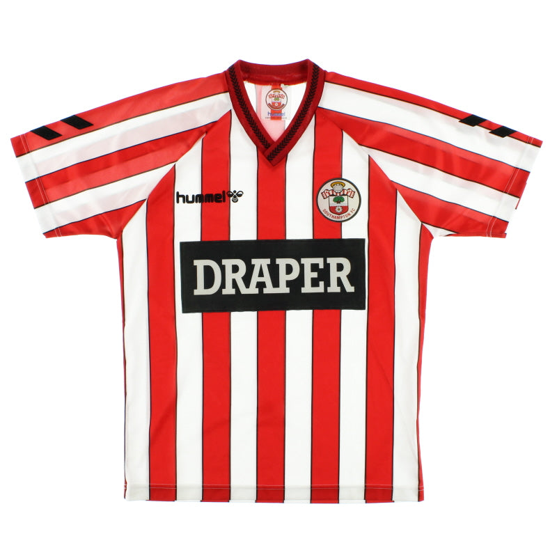 1989-91 Southampton Hummel Heimtrikot XL