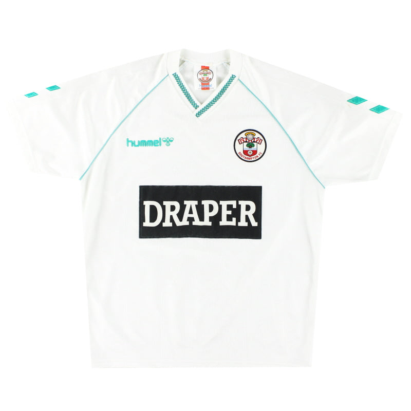 1989-91 Southampton Hummel Auswärtstrikot *Neuwertig* XL