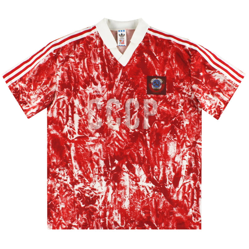 1989-91 Sowjetunion adidas Heimtrikot L