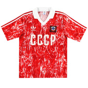 1989-91 Sowjetunion adidas Heimtrikot *Neuwertig* M