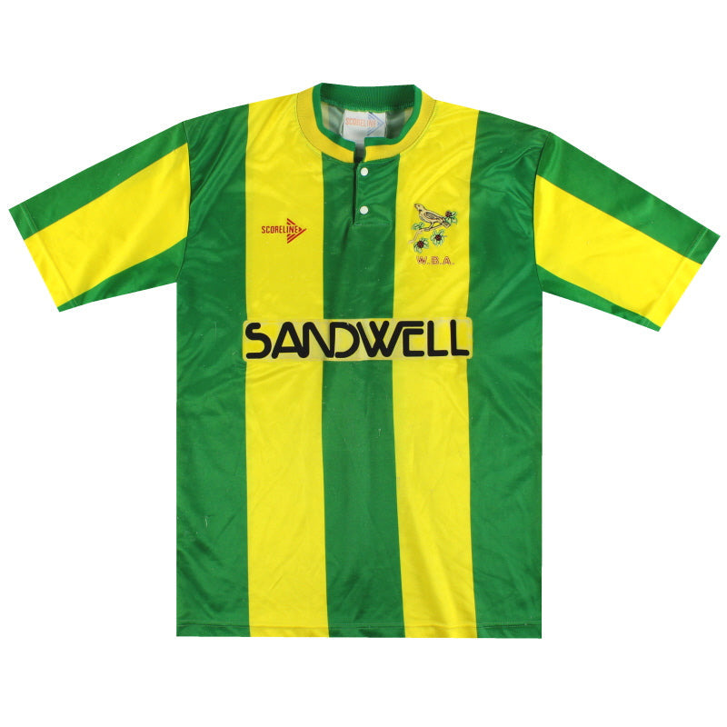 1989-91 West Brom Auswärtstrikot Kinder L