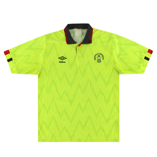1989-91 Sheffield United Umbro Away Shirt L