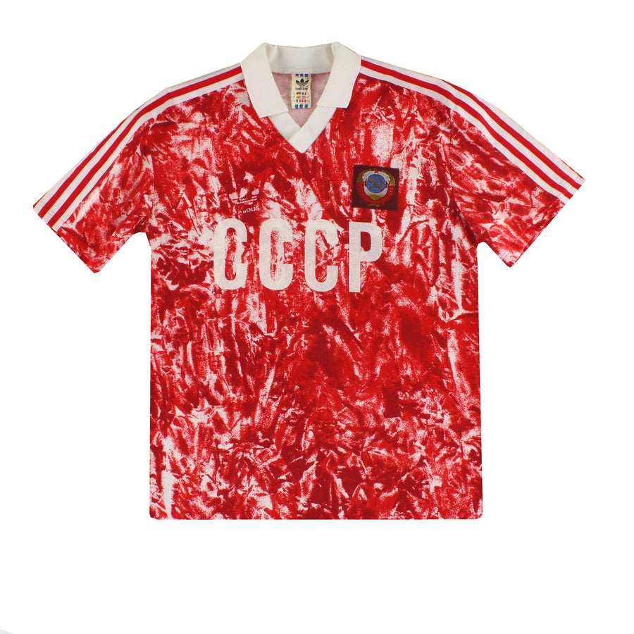 1989-91 Sowjetunion adidas Heimtrikot M