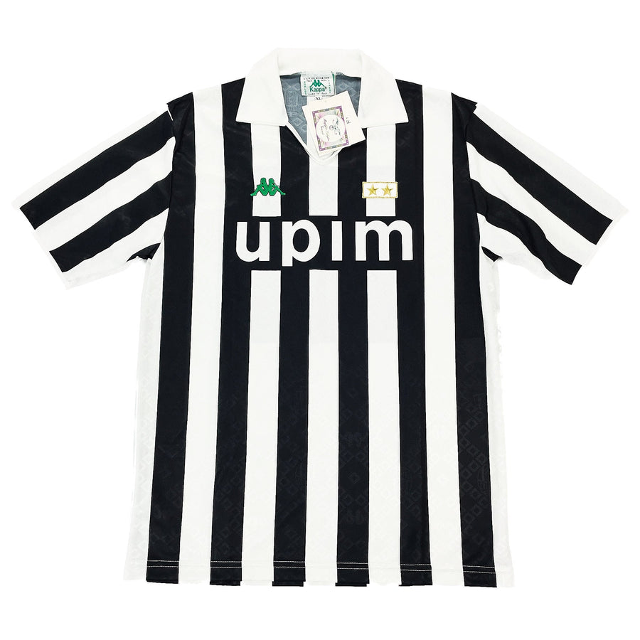 1989/90 Juventus *Neu mit Etikett* Heimtrikot (XL) Kappa