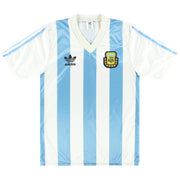1990-91 Argentinien adidas Heimtrikot M