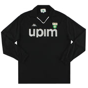 1990-91 Juventus Kappa Auswärtstrikot Langarm XL