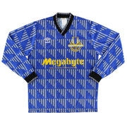 1990-91 Sliema Wanderers Umbro Heimtrikot Langarm S