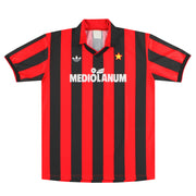 1990-91 AC Milan adidas Home Shirt #9 L