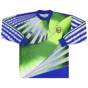 1990-92 Argentinien adidas Torwarttrikot #1 L