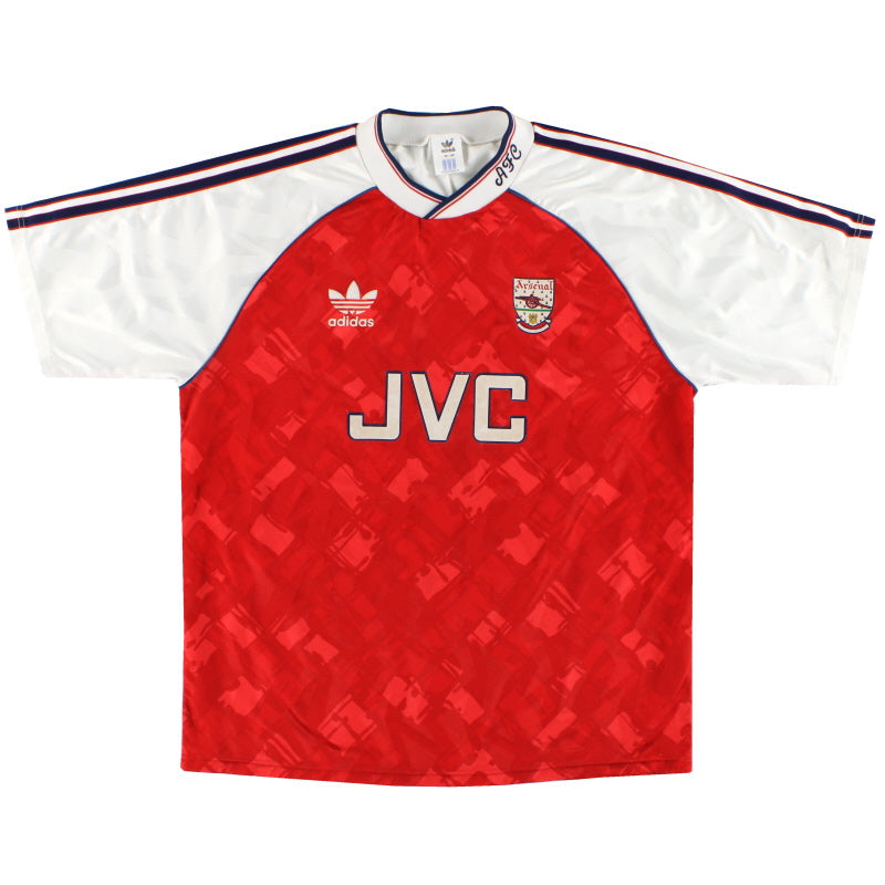 1990-92 Arsenal adidas Heimtrikot M