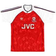 1990-92 Arsenal adidas 'Champions' Heimtrikot S