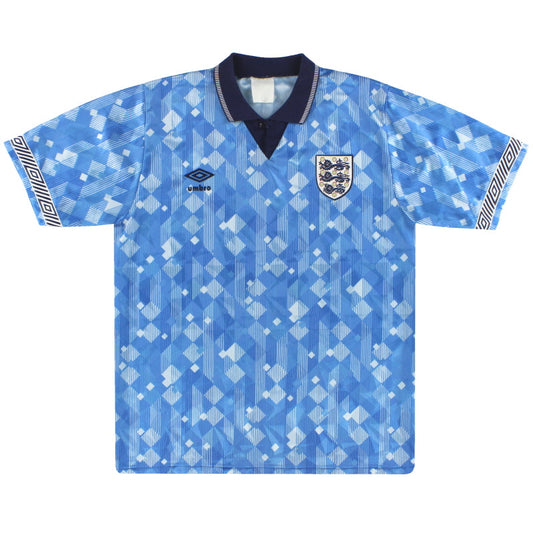 1990-92 England Umbro Third Shirt L