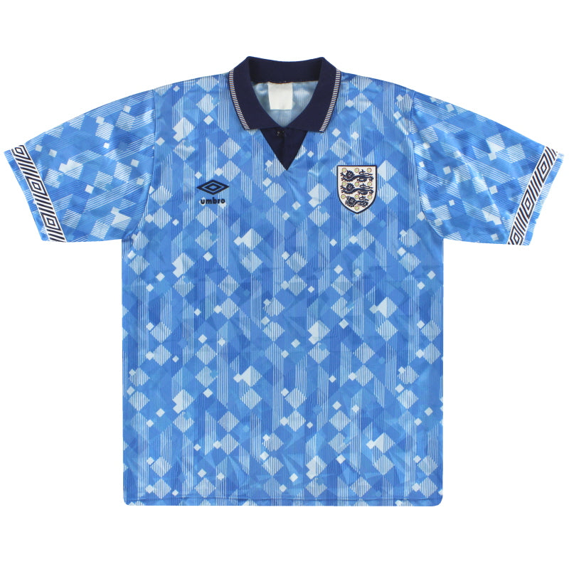 1990-92 England Umbro Third Shirt L