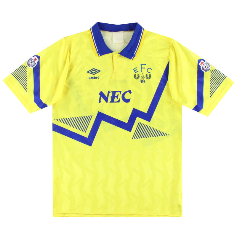 1990-92 Everton Umbro Auswärtstrikot L