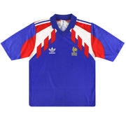 1990-92 Frankreich adidas Heimtrikot M