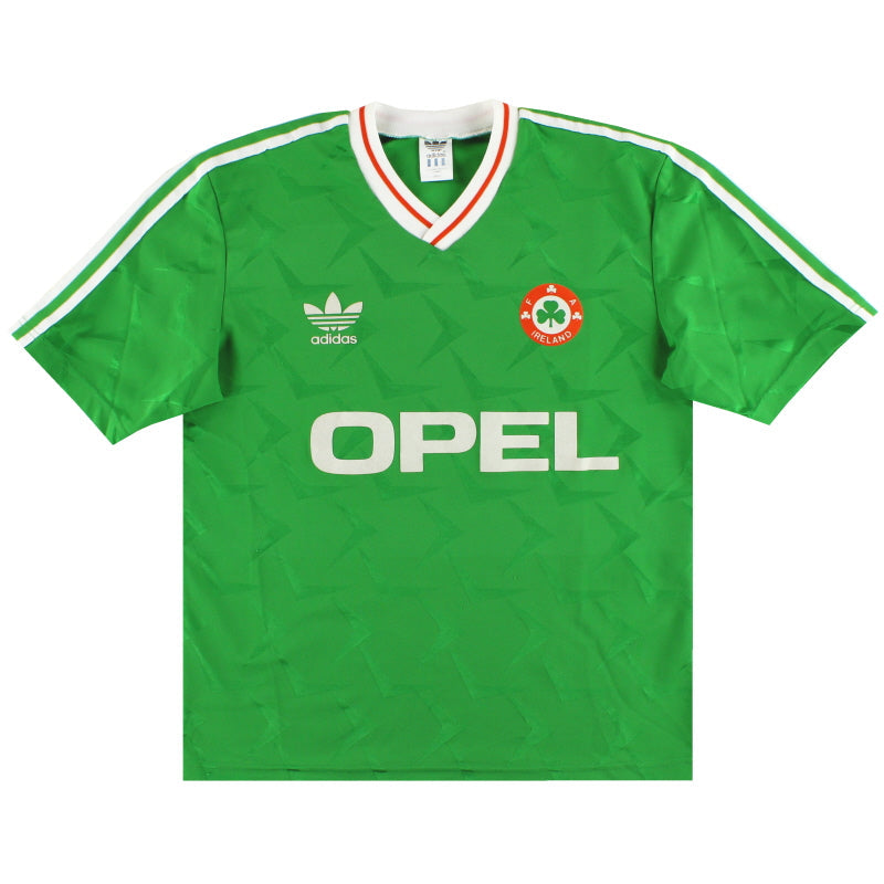 1990-92 Ireland adidas Home Shirt S