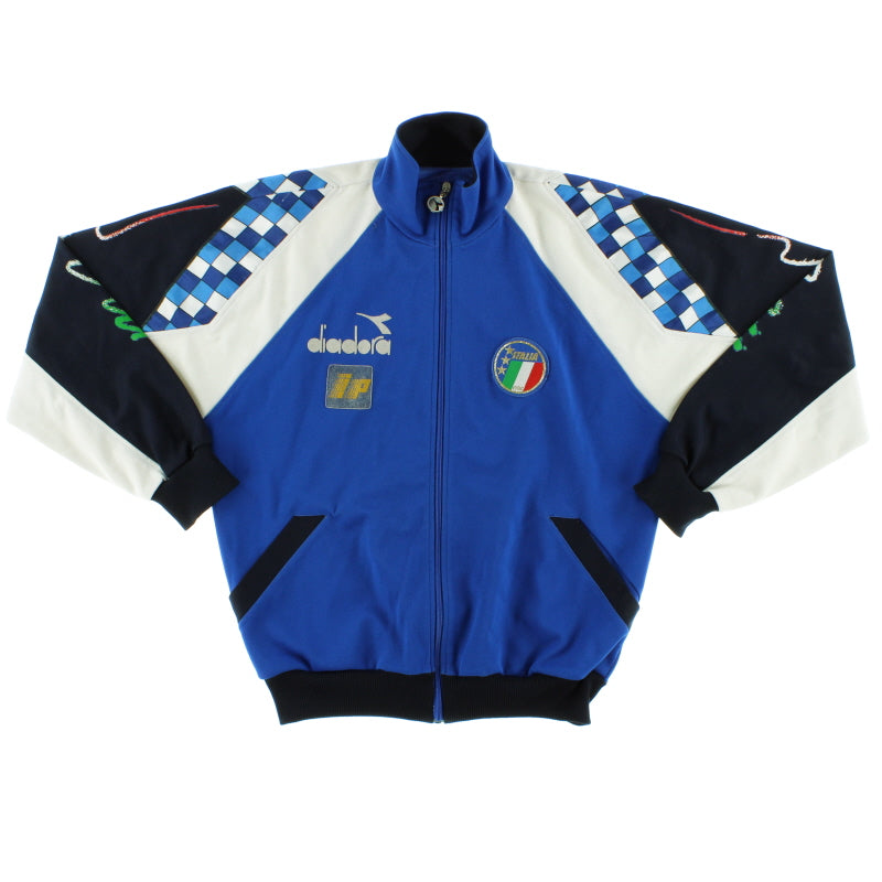 1990-92 Italien Diadora Trainingsjacke Spielerversion L