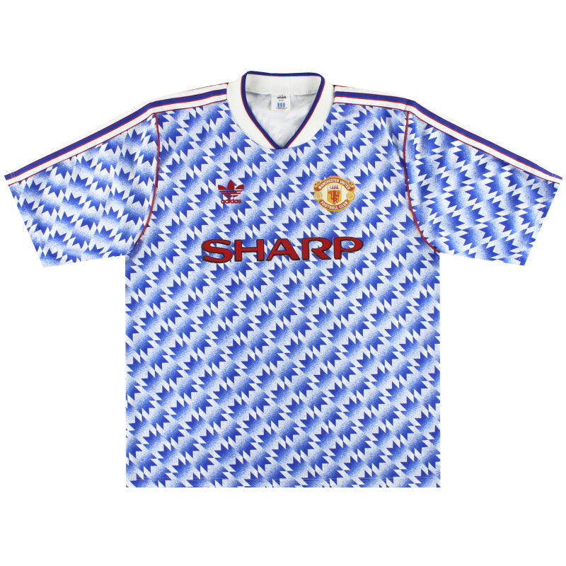 1990-92 Manchester United adidas Auswärtstrikot L