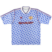 1990-92 Manchester United adidas Auswärtstrikot L