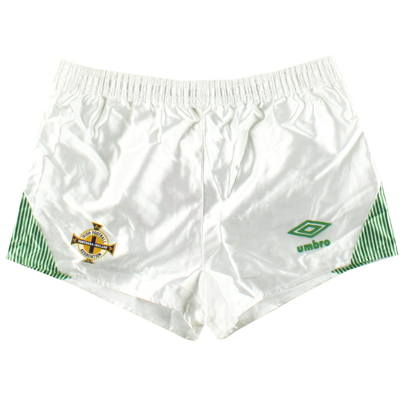 1990-92 Nordirland Umbro Heimshorts XS