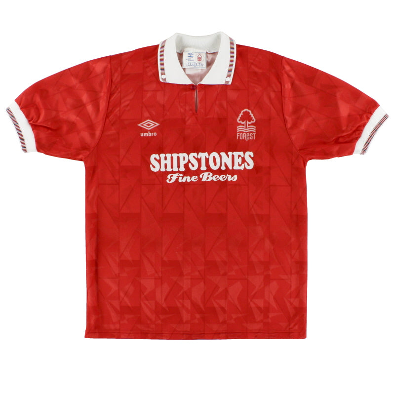 1990-92 Nottingham Forest Heimtrikot XL