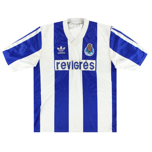 1990-92 Porto adidas Home Shirt L