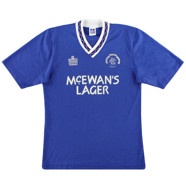 1990-92 Rangers Admiral Home Shirt XL