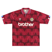 1990-92 Manchester City Umbro Auswärtstrikot XL