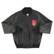 1990-92 Nottingham Forest Leather Bomber Jacket L