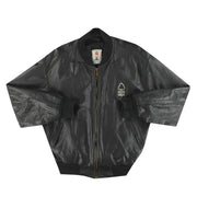 1990-92 Nottingham Forest Leder Bomberjacke XL